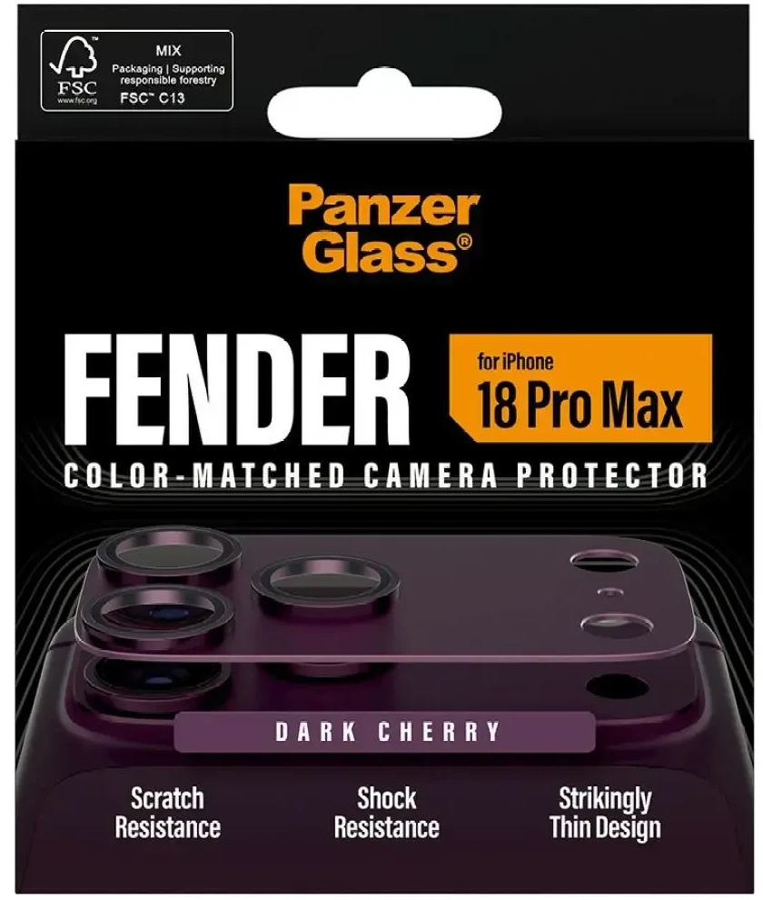 Panzer Glass PanzerGlass Fender IP 18 Pro Max Dark Cherry ochrona aparatu (PG10991)