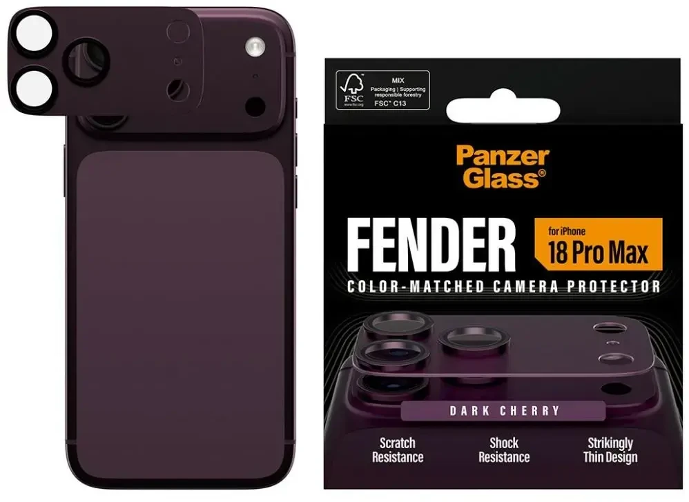 Panzer Glass PanzerGlass Fender IP 18 Pro Max Dark Cherry ochrona aparatu (PG10991)