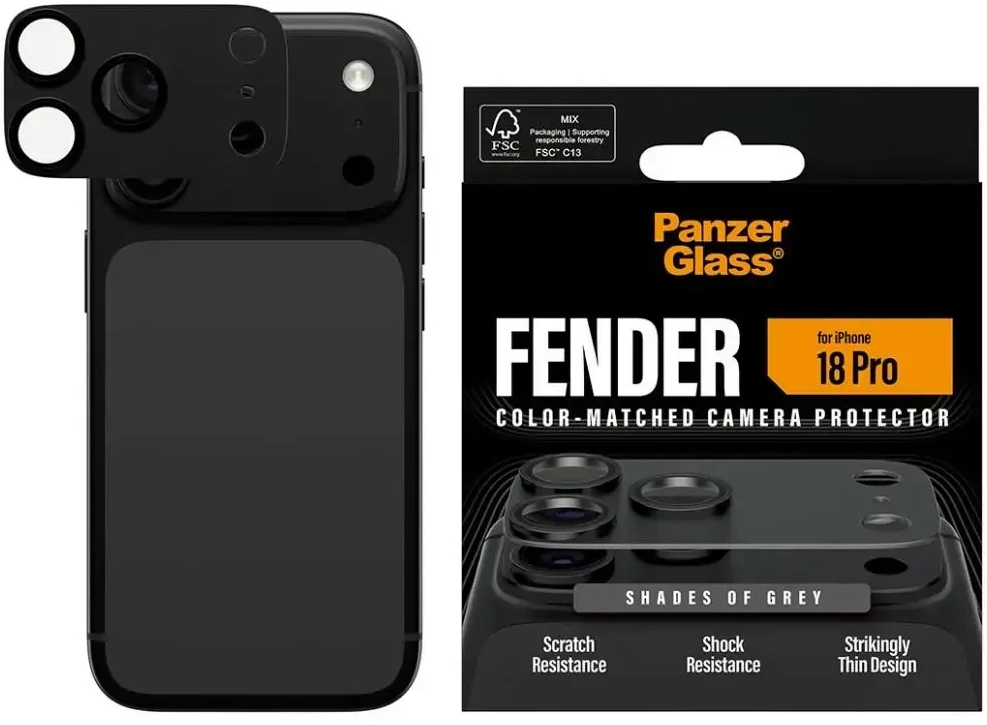 Panzer Glass PanzerGlass Fender iP 18 Pro Shades of Pilkas Kameraschutz
