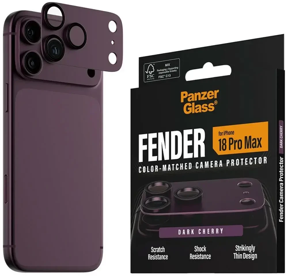 Panzer Glass PanzerGlass Fender IP 18 Pro Max Dark Cherry ochrona aparatu (PG10991)