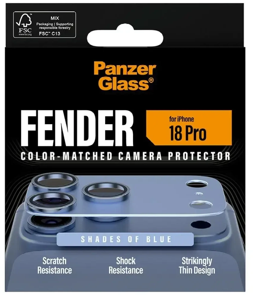 Panzer Glass PanzerGlass Fender iP 18 Pro Shades of Mėlyna Kameraschutz