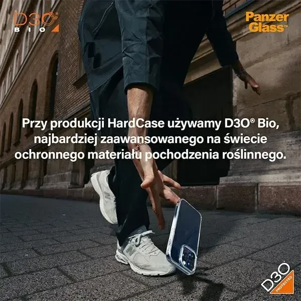 Panzer Glass PanzerGlass D3O ir Military Grade certification Apple iPhone 15 Pro Max - dėklas telefonui skaidrus