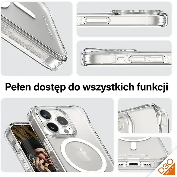 Panzer Glass PanzerGlass™ HardCase MagSafe Suderinamas su D3O iPhone 15 Pro