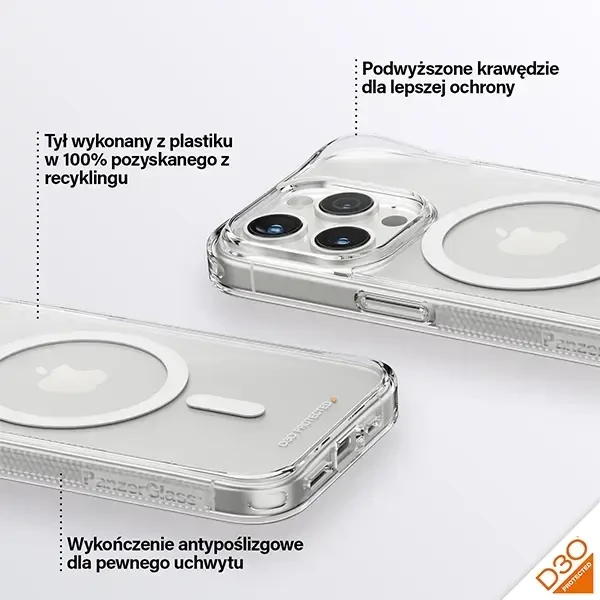 Panzer Glass PanzerGlass™ HardCase MagSafe Suderinamas su D3O iPhone 15 Pro
