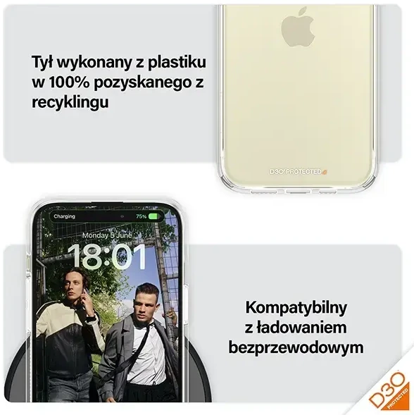 Panzer Glass PanzerGlass Hardwith D3O and Military Grade Certification for Apple iPhone 15 Plus / 14 Plus - dėklas telefonui skaidrus