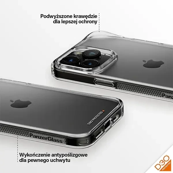 Panzer Glass PanzerGlass D3O ir Military Grade certification Apple iPhone 15 Pro Max - dėklas telefonui skaidrus