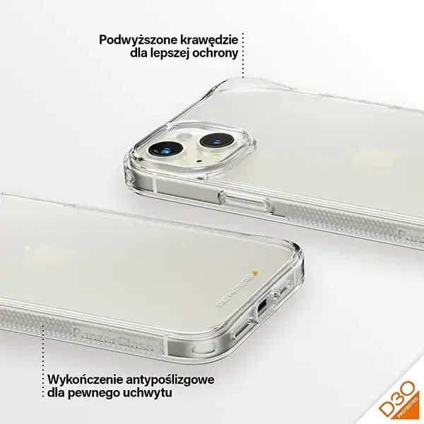 Panzer Glass PanzerGlass Hardwith D3O and Military Grade Certification for Apple iPhone 15 Plus / 14 Plus - dėklas telefonui skaidrus