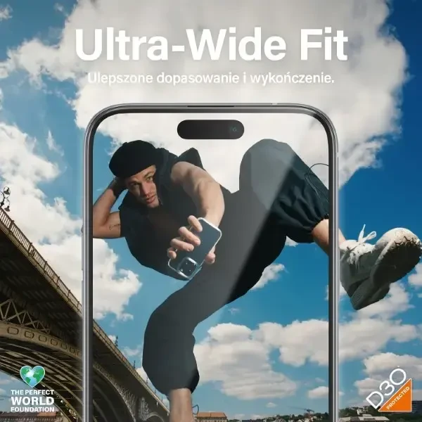Panzer Glass PanzerGlass™ MATRIX ekrano apsauga su D3O iPhone 15 Plus | Itin platus pritaikymas w. AlignerKit