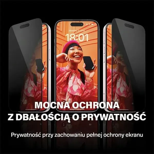 Panzer Glass PanzerGlass Privacy Bundle 3in1 dėklas telefonui skaidrus + privacy glass + kameros apsauga Apple iPhone 15