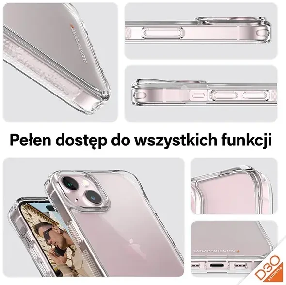 Panzer Glass PanzerGlass Privacy Bundle 3in1 dėklas telefonui skaidrus + privacy glass + kameros apsauga Apple iPhone 15