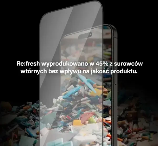 Panzer Glass PanzerGlass Re:fresh Glass skirtas Apple iPhone 15 Pro Max su padėties reguliatoriumi