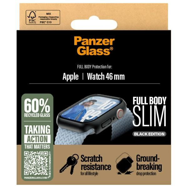 Panzer Glass PanzerGlass Snappie Full Body Apple Watch 10 46mm juodas 3717