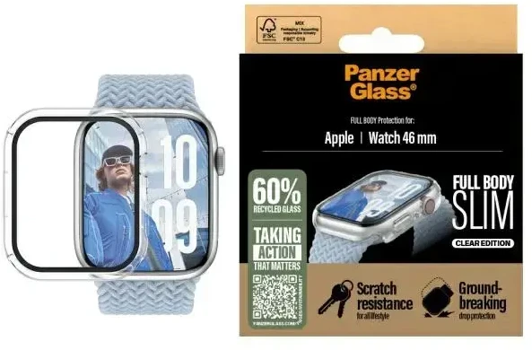Panzer Glass PanzerGlass Snappie viso korpuso Apple Watch 10 46mm skaidrus 3714