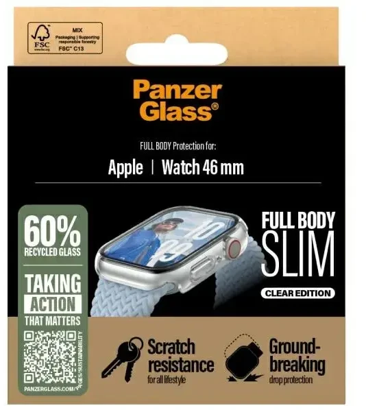 Panzer Glass PanzerGlass Snappie viso korpuso Apple Watch 10 46mm skaidrus 3714
