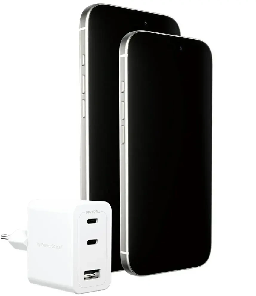 Panzer Glass Įkroviklis PanzerGlass empower Turbo jungiama į tinklą 1x USB-A 2x USB-C (EM31479)