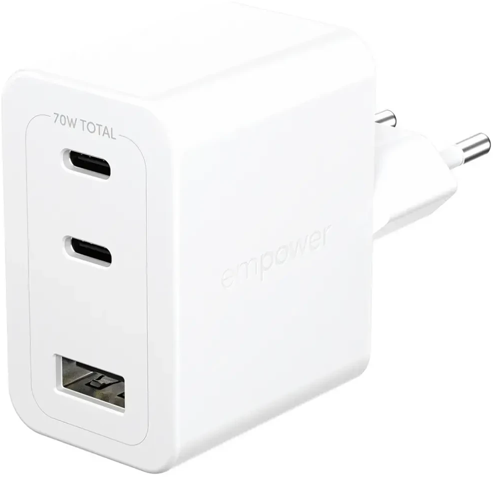 Panzer Glass Įkroviklis PanzerGlass empower Turbo jungiama į tinklą 1x USB-A 2x USB-C (EM31479)