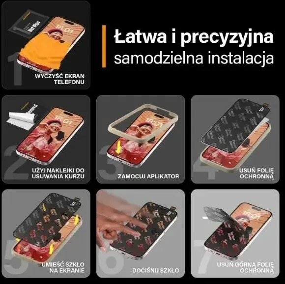 Panzer Glass PanzerGlass Re:fresh Glass Apple iPhone 15 su padėties nustatymo reguliatoriumi