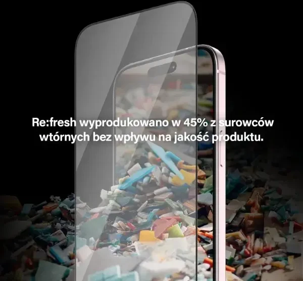 Panzer Glass PanzerGlass Re:fresh Glass Apple iPhone 15 su padėties nustatymo reguliatoriumi