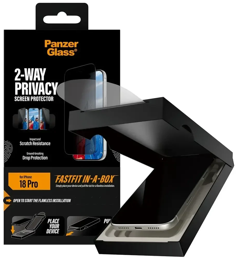 Panzer Glass PanzerGlass 2-way Privacy 17/18 pro Ultra Wide FastFit in a Box (PG28448)