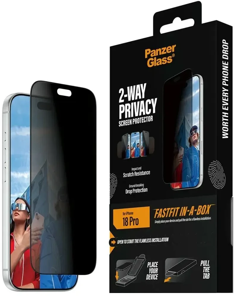 Panzer Glass PanzerGlass 2-way Privacy 17/18 pro Ultra Wide FastFit in a Box (PG28448)