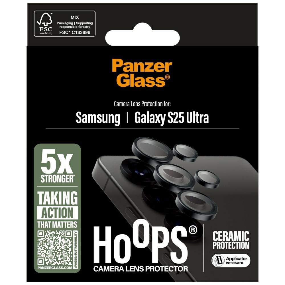 Panzer Glass PanzerGlass Hoops objektyvo apsauga, skirta Samsung Galaxy S25 Ultra