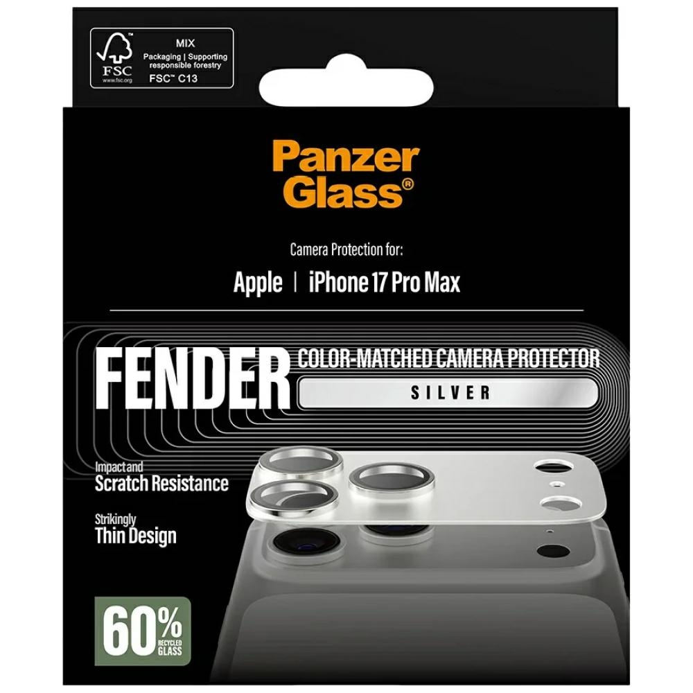 Panzer Glass PanzerGlass Fender Camera Protector for iPhone 17 Pro Max - Sidabrinis