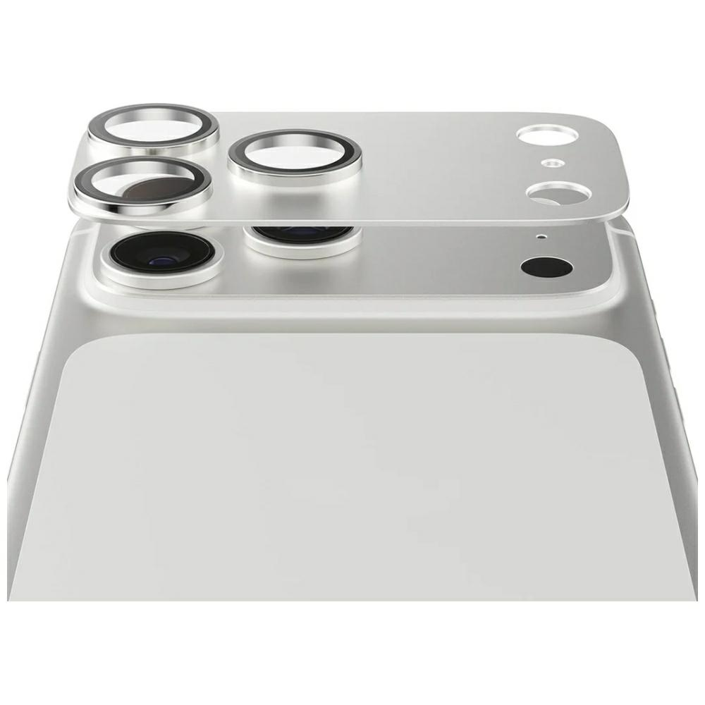 Panzer Glass Grūdintas stiklas na objektyvas PanzerGlassFender Camera Protector do iPhone 17 Pro sidabrinė