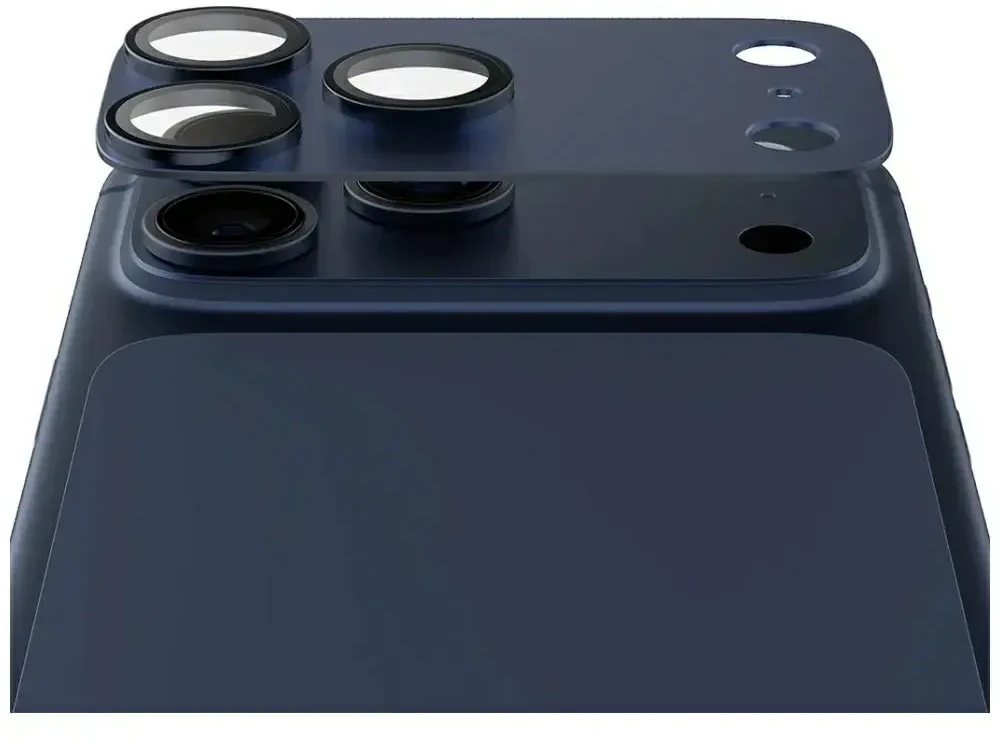 Panzer Glass Grūdintas stiklas objektyvui PanzerGlass Fender Camera Protector, skirtas iPhone 17 Pro, mėlynas
