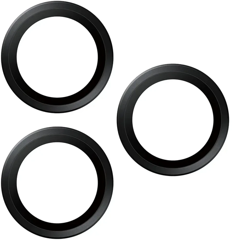 „Panzer Glass PanzerGlass Hoops“ grūdinto stiklo ekrano apsauga, skirta „iPhone 17 Pro / 17 Pro Max / 16 Pro / 16 Pro Max“ (juodas)