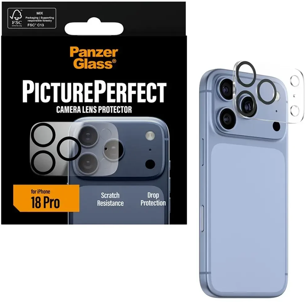 Panzer Glass PanzerGlass PicturePerfect fotoaparato objektyvo apsauga – apsauga iPhone 18 Pro kamerai (PG20086)