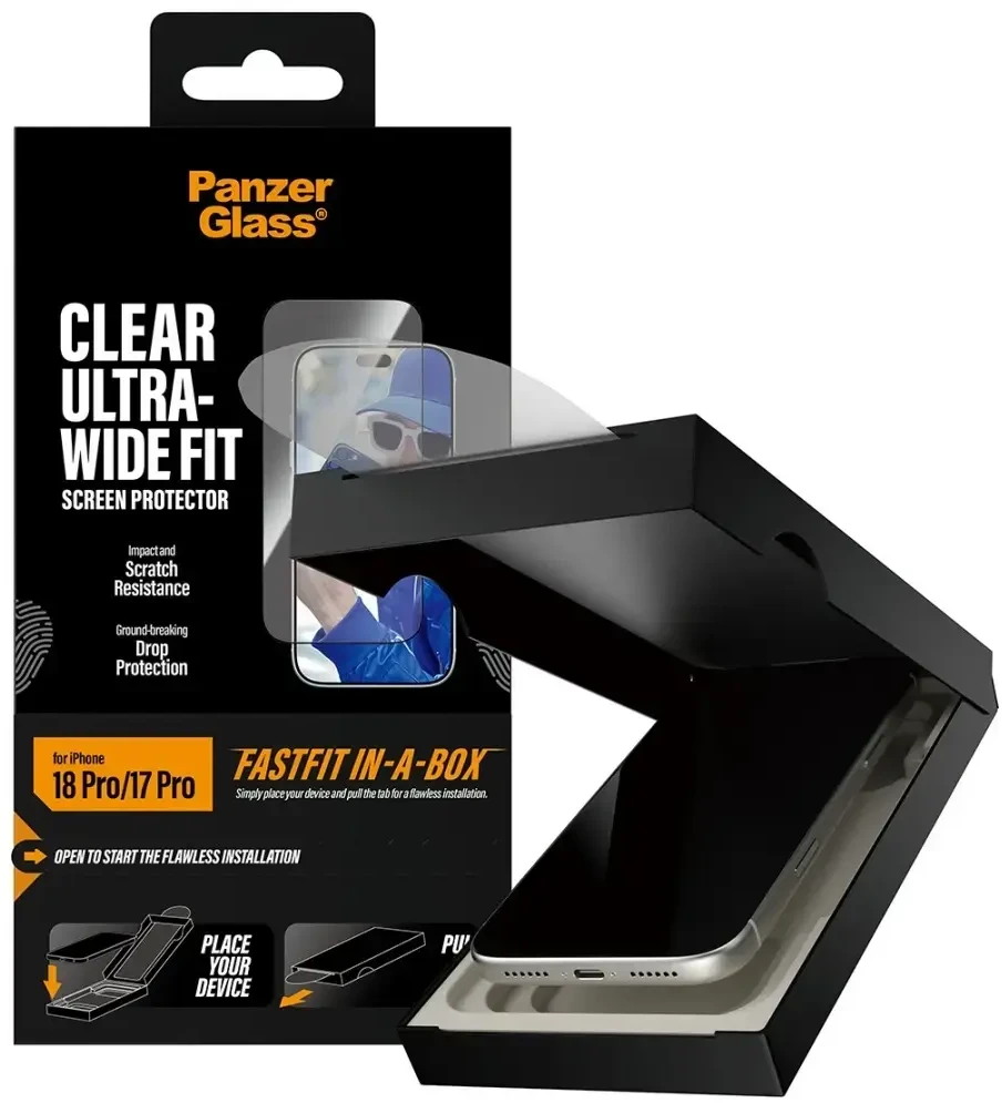 Panzer Glass PanzerGlass Displays. iP 17/18 pro Ultra Wide FastFit in a Box