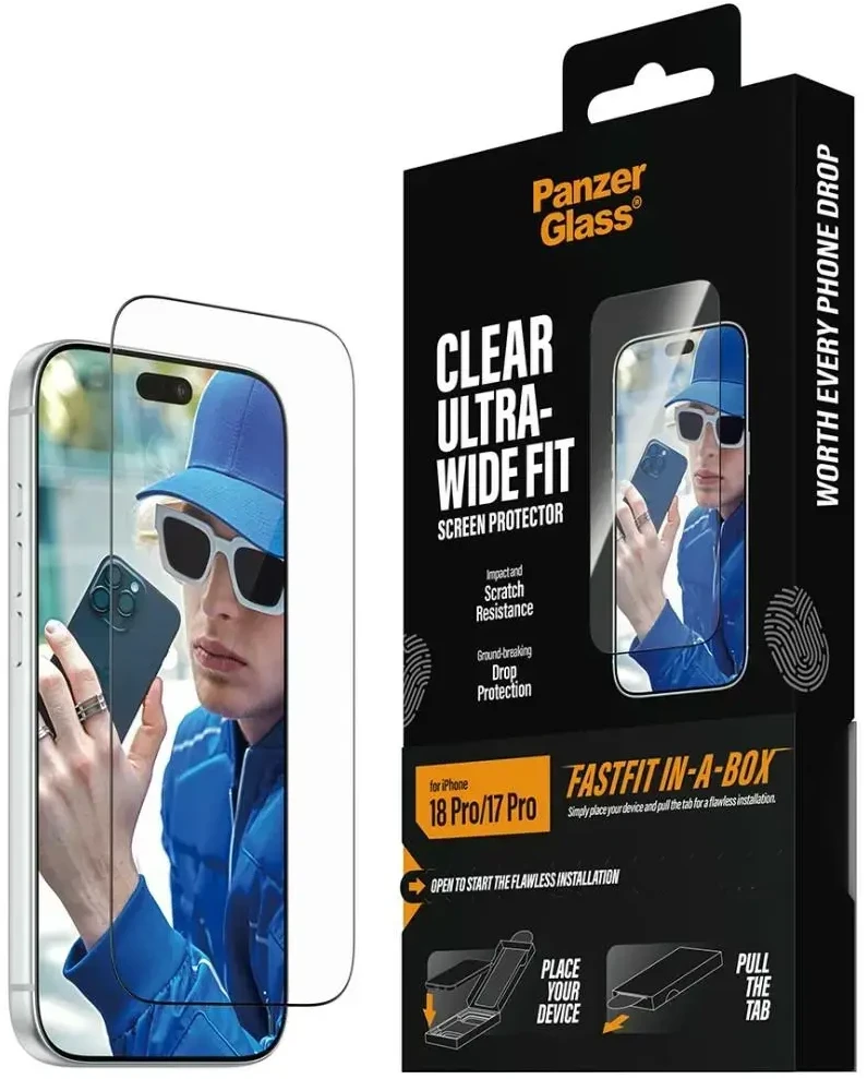 Panzer Glass PanzerGlass Displays. iP 17/18 pro Ultra Wide FastFit in a Box
