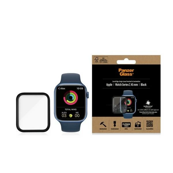 Apsauginis ekrano stiklas išmaniojo laikrodžio Apple 7, 45mm