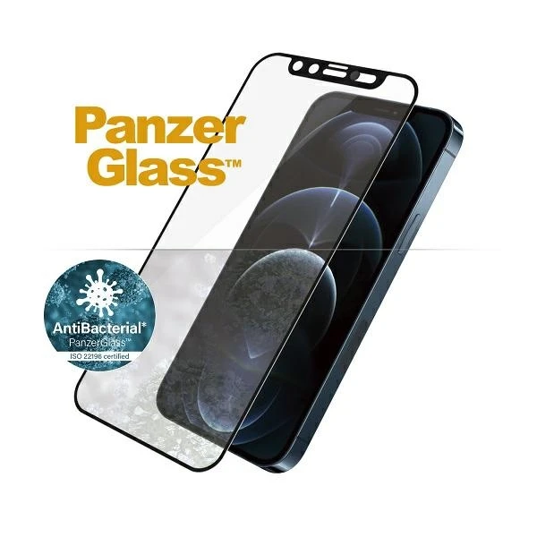 Panzer Glass PanzerGlass Apple, iPhone 12 Pro Max, Grūdintas stiklas, Juodas, Tinka dėklui