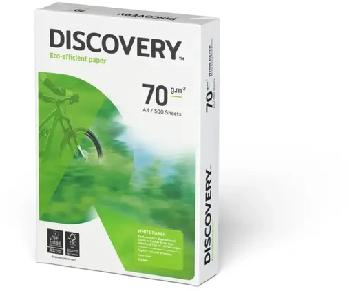 Igepa KOPPIERIAUS DISCOVERY 70G/M2 A4, 500 LAPŲ RINKINYS