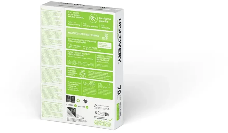 Igepa KOPPIERIAUS DISCOVERY 70G/M2 A4, 500 LAPŲ RINKINYS