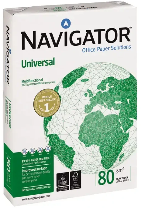 Navigator Popierius A4, 80 g/m2, 500 lapų
