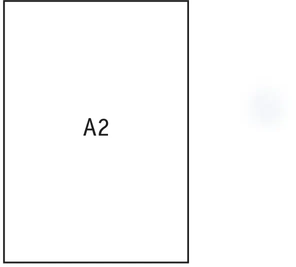 Kreska Kartonas KRESKA A2 170g 20ark. - Baltas KRESKA