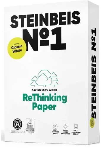 Xero paper STEINBEIS CLASSIC Baltas 80g/m2 A4