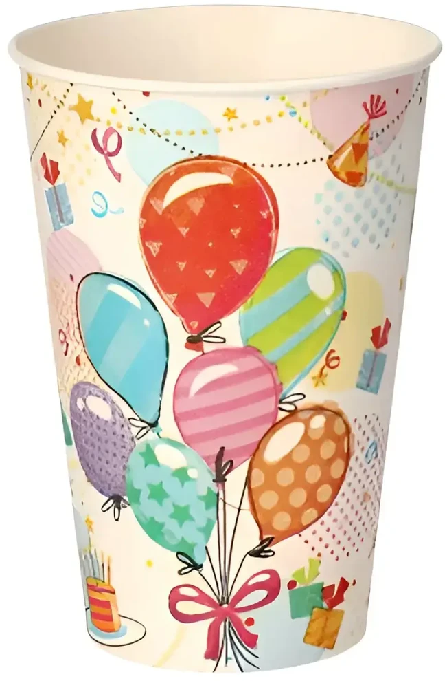 Papstar Puodeliai popieriniai „Fete“ 10 vnt. 0,2 l