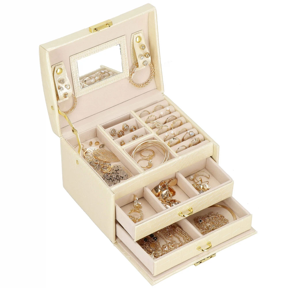 Springos Dėžutė papuošalams Sandy Glow Ecru