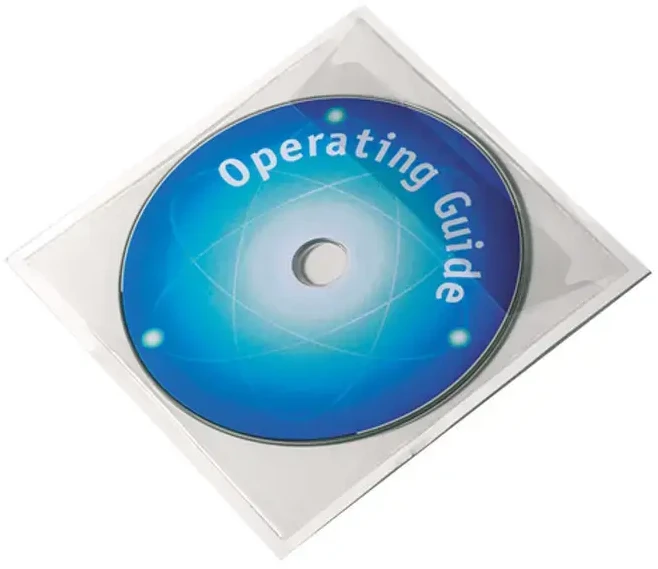 Durable Pocketfix CD / DVD lipni kišenė 10 vienetų