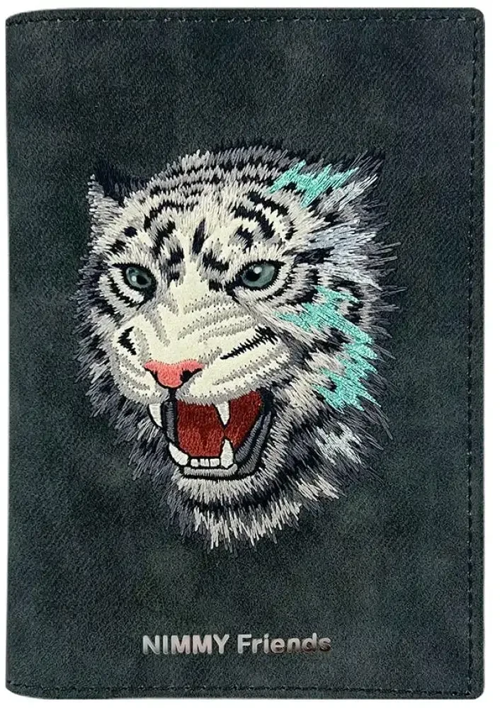 Passport dėklas Nimmy wallet Raptor Tiger pilkos spalvos