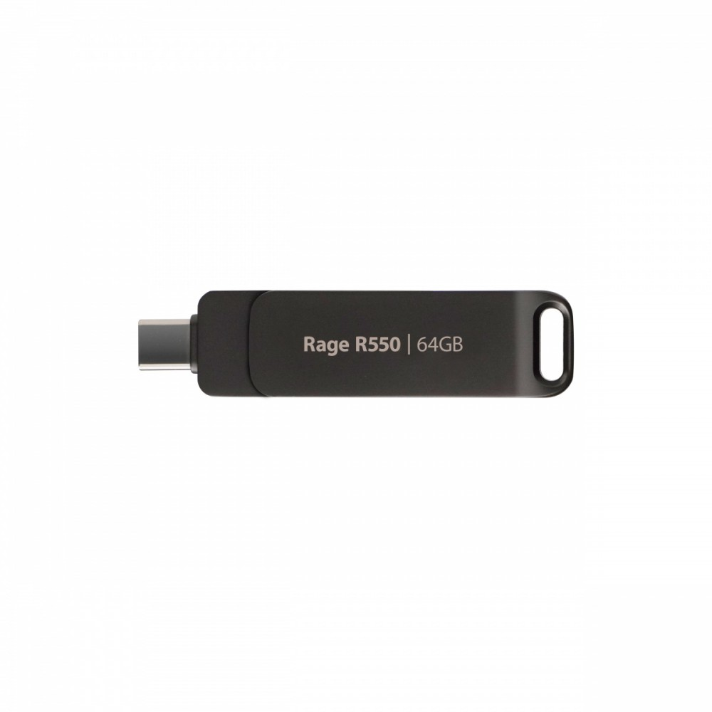 USB atmintinė „Rage R550“ 64 GB, USB C / USB A tipo, dviguba sąsaja