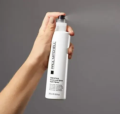 Paul Mitchell Firm Style Freeze and Shine Super Purškiklis For Hair Shine, 250 ml