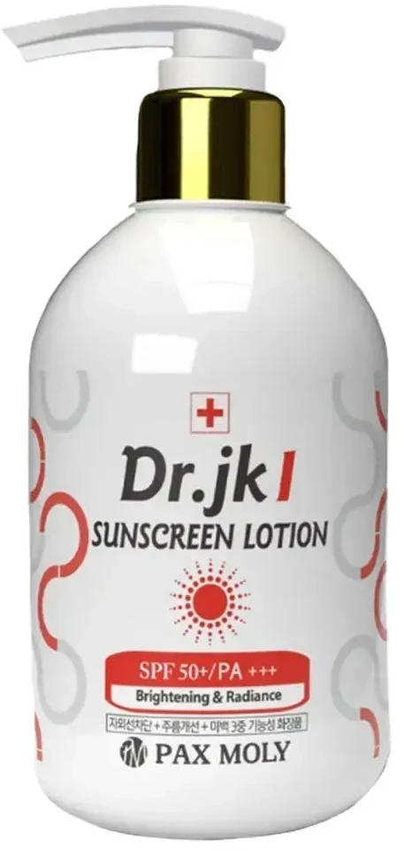 PaxMoly Dr. JK1 Natural Ingredients Hydrating & Soothing Sunscreen Lotion SPF 50+, 200 ml