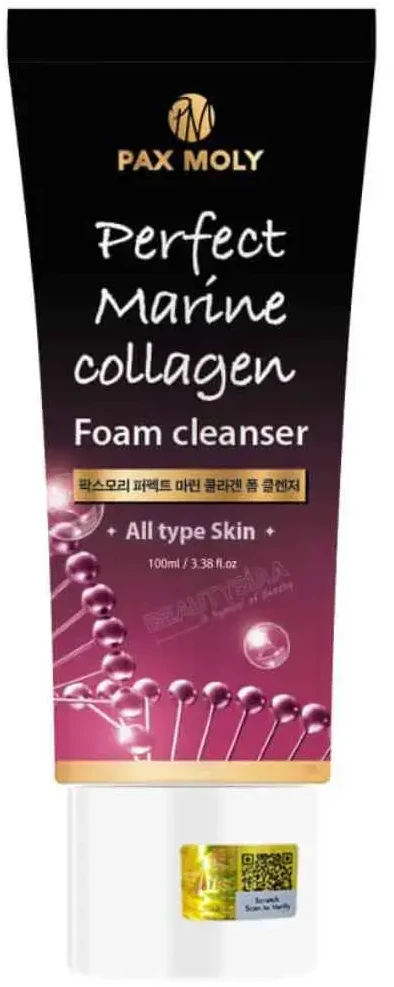 PaxMoly Perfect Collagen Cleansing & Hydrating Cleansing Foam, 100 ml
