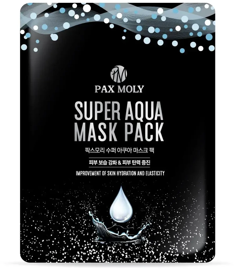 PaxMoly, Super Aqua, Hydrating, Sheet Mask, For Face, 25 ml