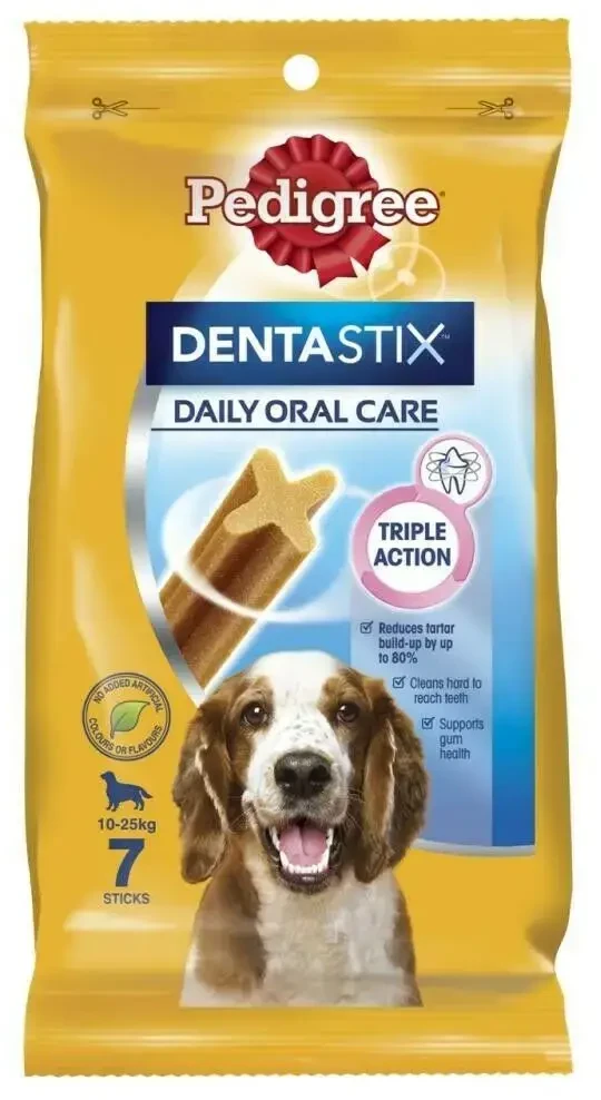 Papildomas šunų ėdalas PEDIGREE Denta Stix Medium, 180 g