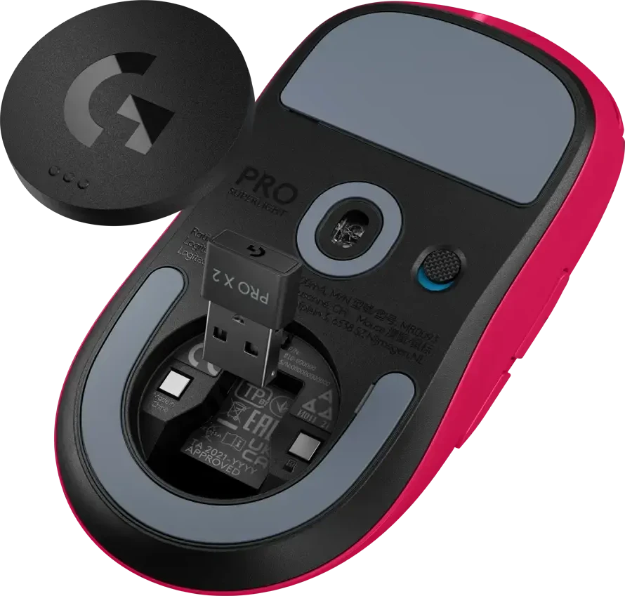 Logitech G PRO X SUPERLIGHT 2 DEX rožinė belaidė pelė | 44 000 DPI